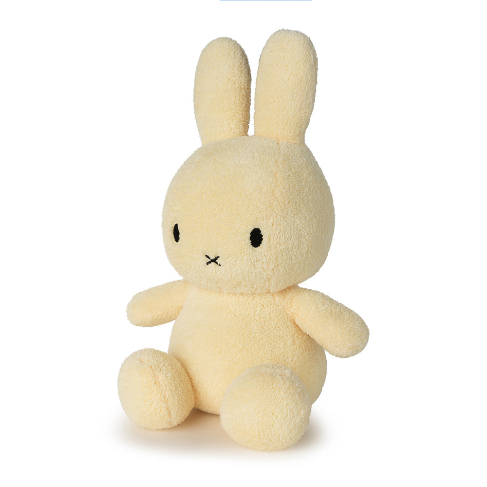 MIFFY - 23CM SITTING TERRY MIFFY: SOFT YELLOW