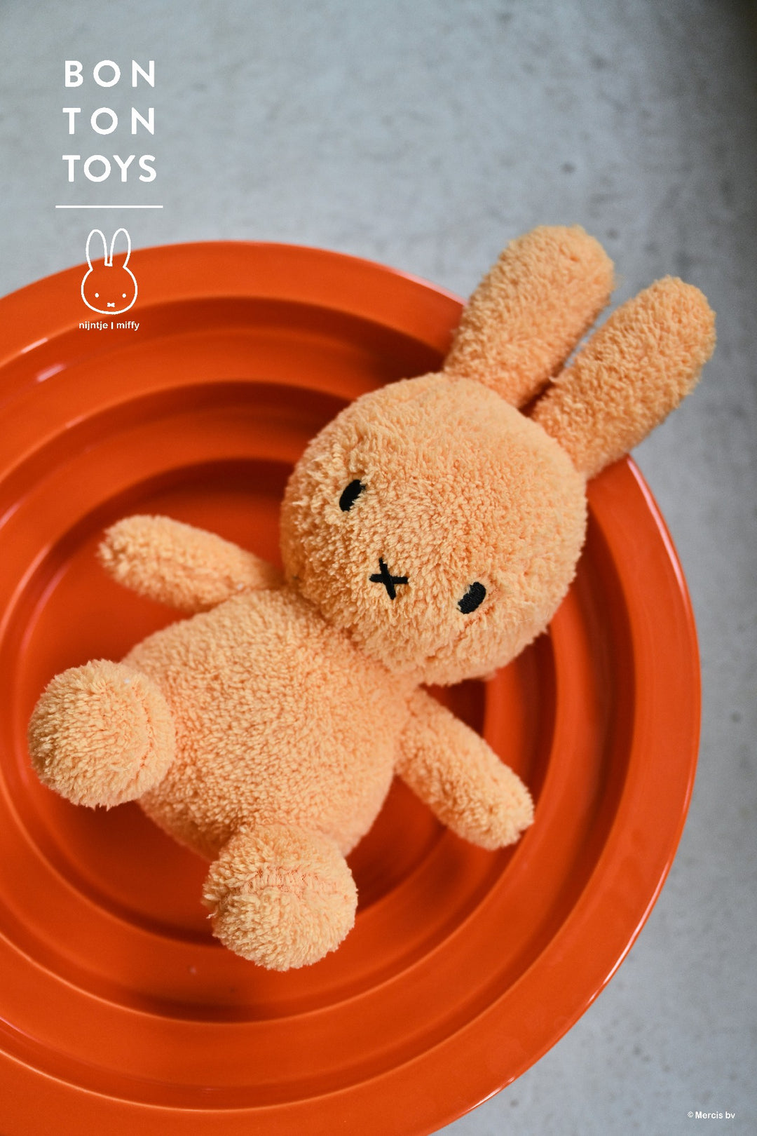 MIFFY - 23CM SITTING TERRY MIFFY: SOFT ORANGE