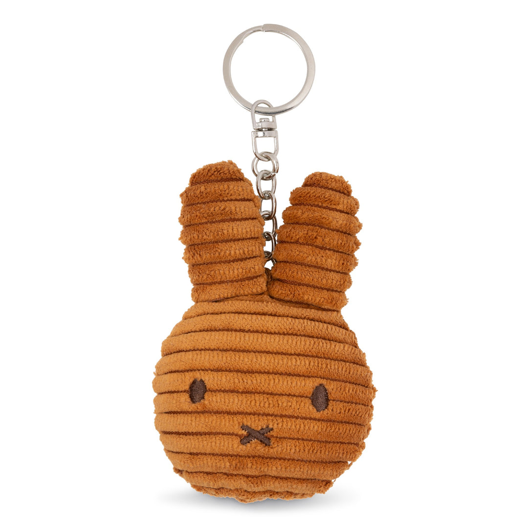 MIFFY - FLAT CORDUROY KEYCHAIN: CINNAMON