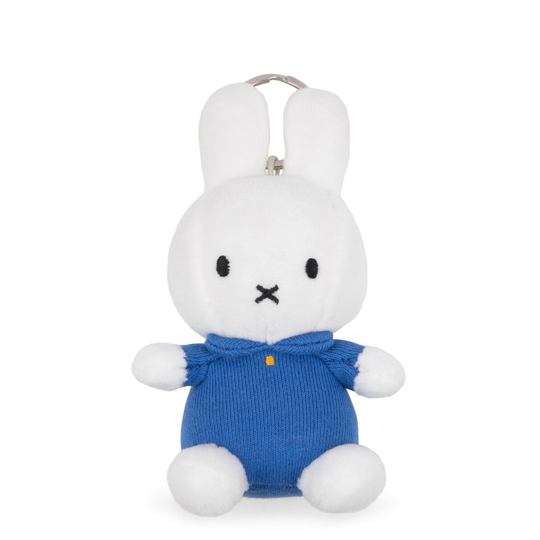 MIFFY - SITTING MIFFY KEYCHAIN: BLUE DRESS