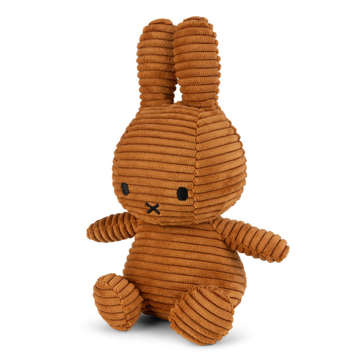 MIFFY - 23CM SITTING CORDUROY MIFFY: CINAMON