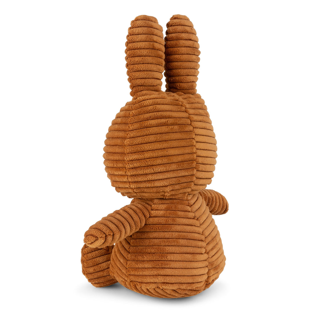 MIFFY - 23CM SITTING CORDUROY MIFFY: CINAMON