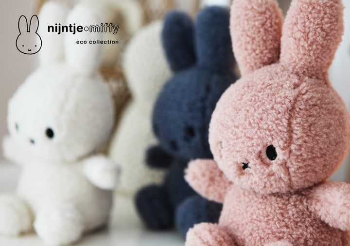 MIFFY - 23CM SITTING TEDDY MIFFY: LILAC