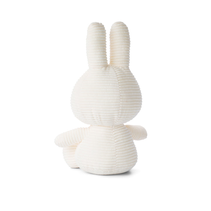 MIFFY - 33CM SITTING CORDUROY MIFFY: OFF WHITE 