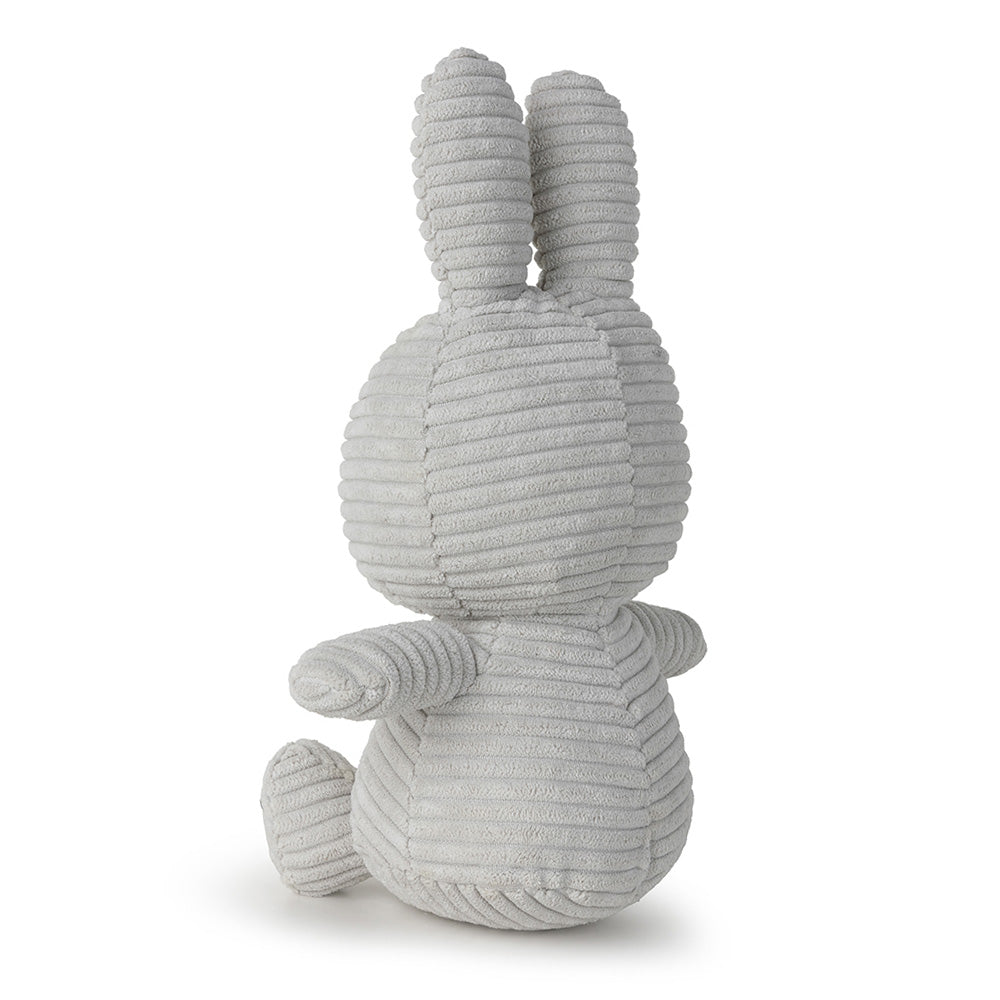 MIFFY - 23CM SITTING CORDUROY MIFFY: GREY