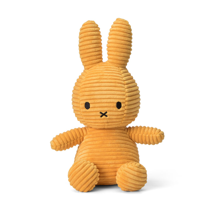 MIFFY - 23CM SITTING CORDUROY MIFFY: YELLOW 