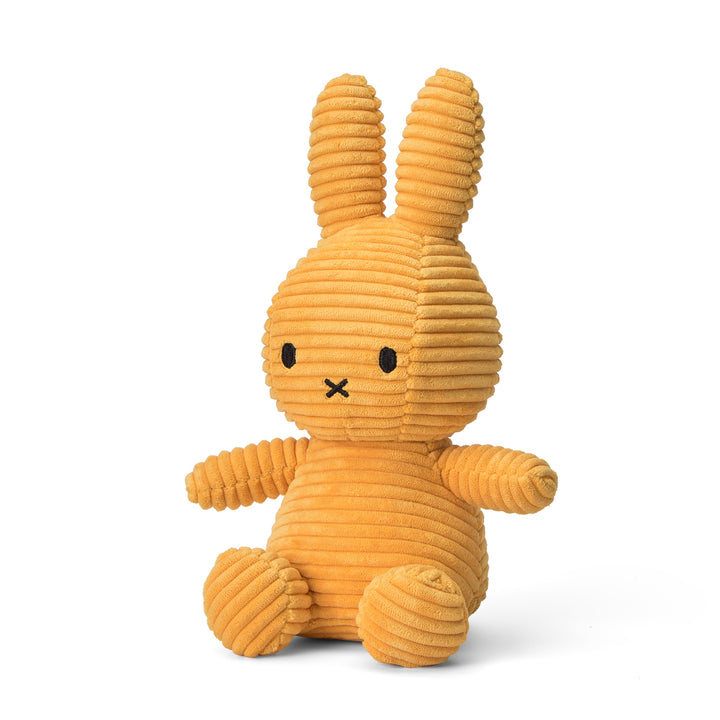 MIFFY - 23CM SITTING CORDUROY MIFFY: YELLOW 