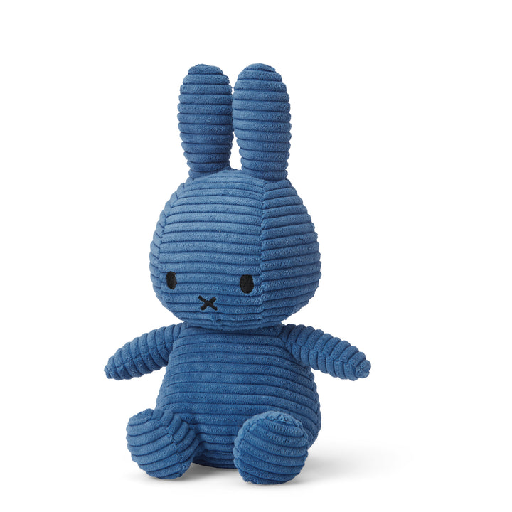 MIFFY - 23CM SITTING CORDUROY MIFFY: kOBALT BLUE 