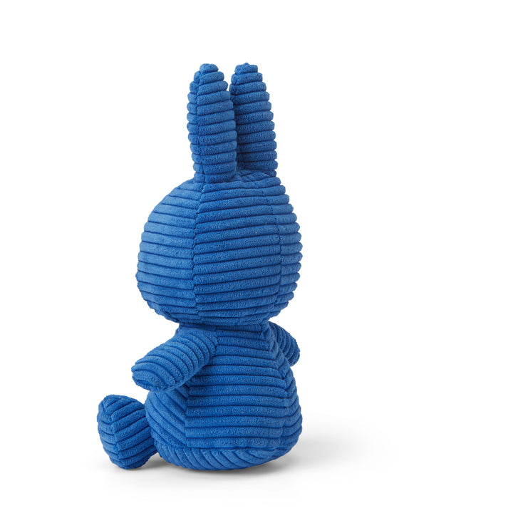 MIFFY - 23CM SITTING CORDUROY MIFFY: kOBALT BLUE 