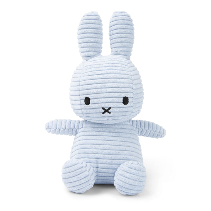 MIFFY - 23CM SITTING CORDUROY MIFFY: ICE BLUE