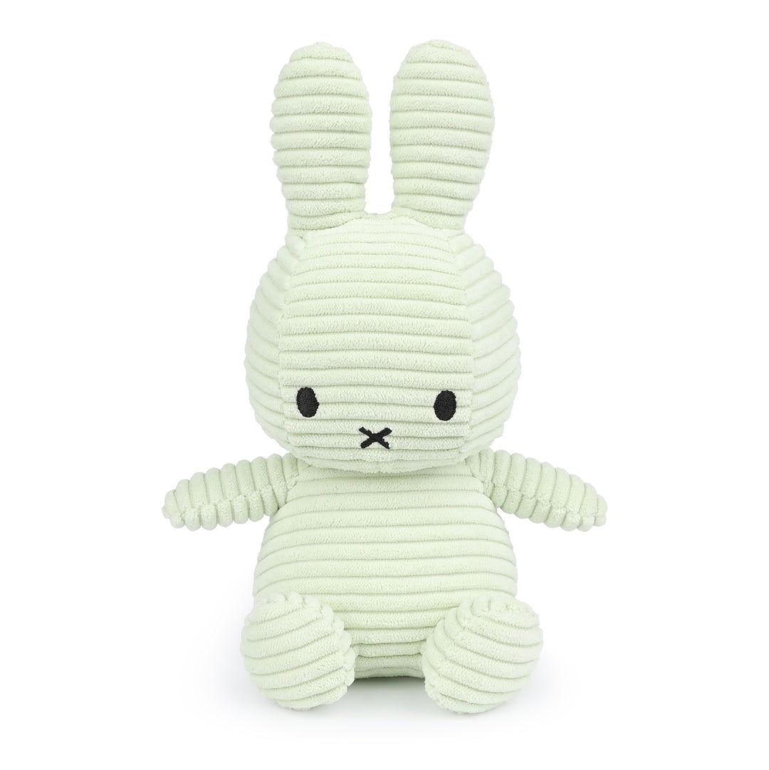 MIFFY - 23CM SITTING CORDUROY MIFFY: FRESH MINT