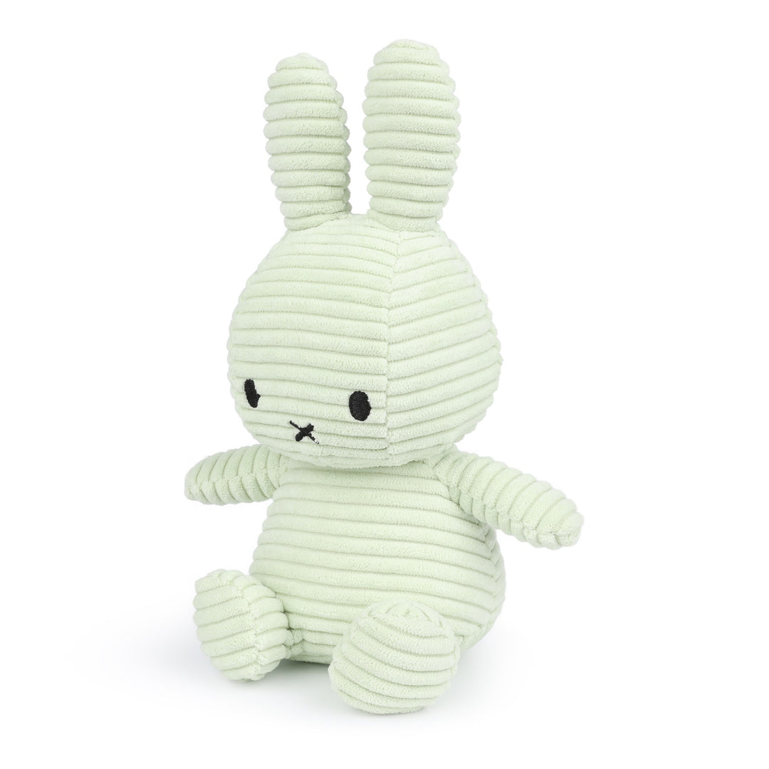MIFFY - 23CM SITTING CORDUROY MIFFY: FRESH MINT