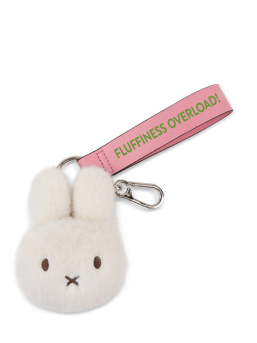 MIFFY - FUZZY BAG CHARM: OFF WHITE