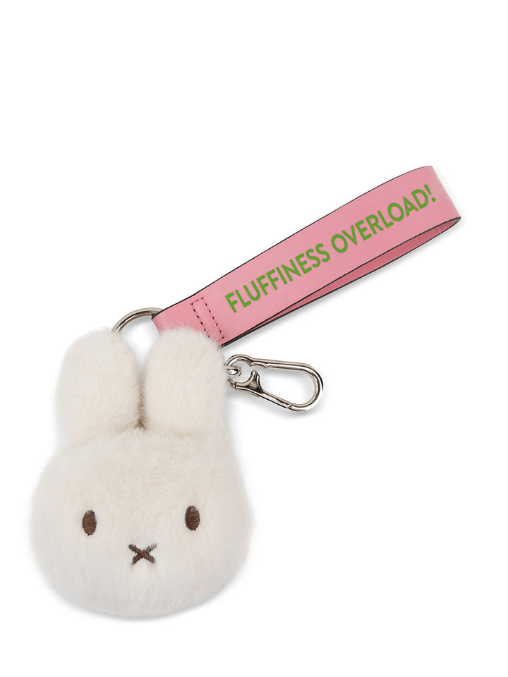 MIFFY - FUZZY BAG CHARM: OFF WHITE