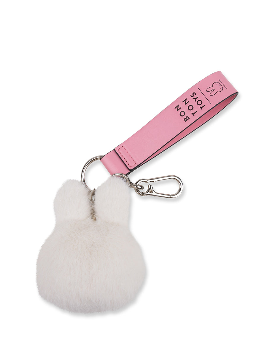 MIFFY - FUZZY BAG CHARM: OFF WHITE