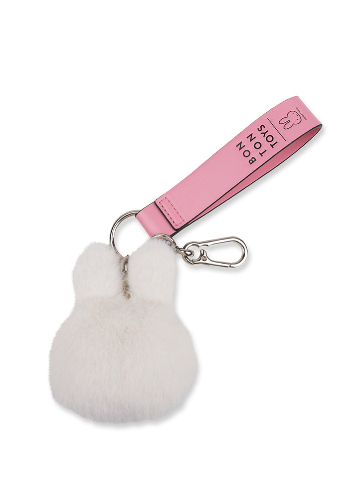 MIFFY - FUZZY BAG CHARM: OFF WHITE