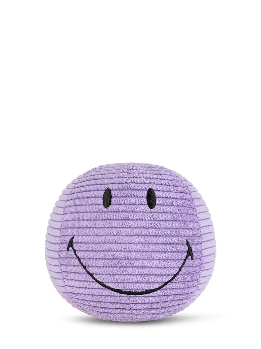 BON BON TOYS - SMILEY ECO CORDUROY 13CM: DARK PURPLE
