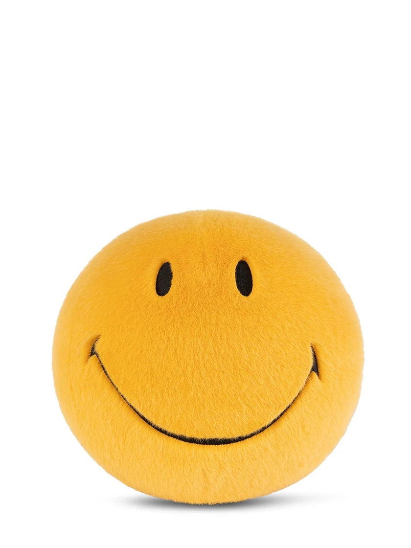 BON BON TOYS - SMILEY ECO FUZZY 23CM: YELLOW