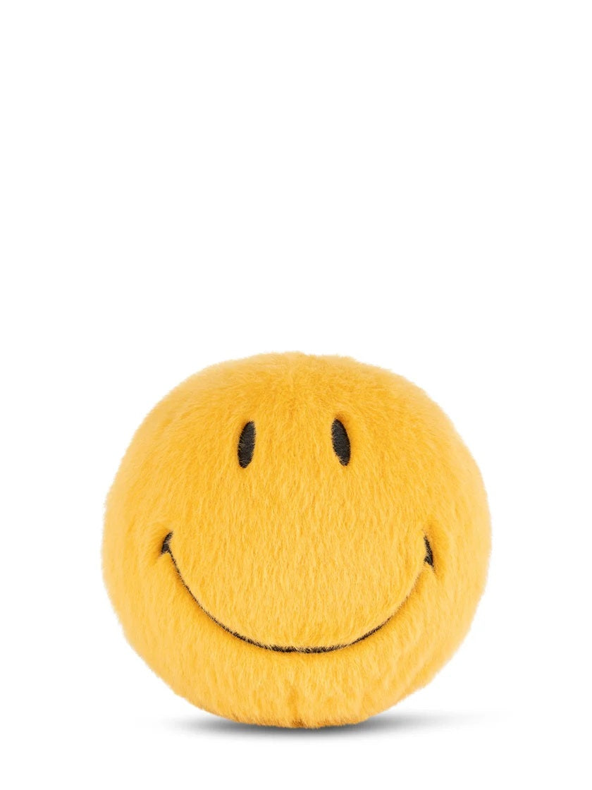 BON BON TOYS - SMILEY ECO FUZZY 13CM: YELLOW