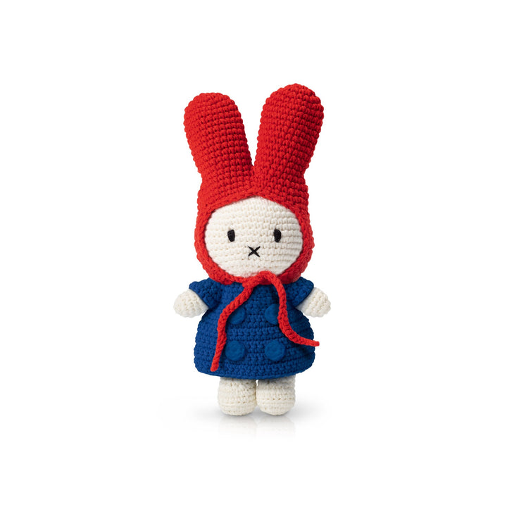 MIFFY - MIFFY HANDMADE: BLUE FLOWER DRESS + RED HAT