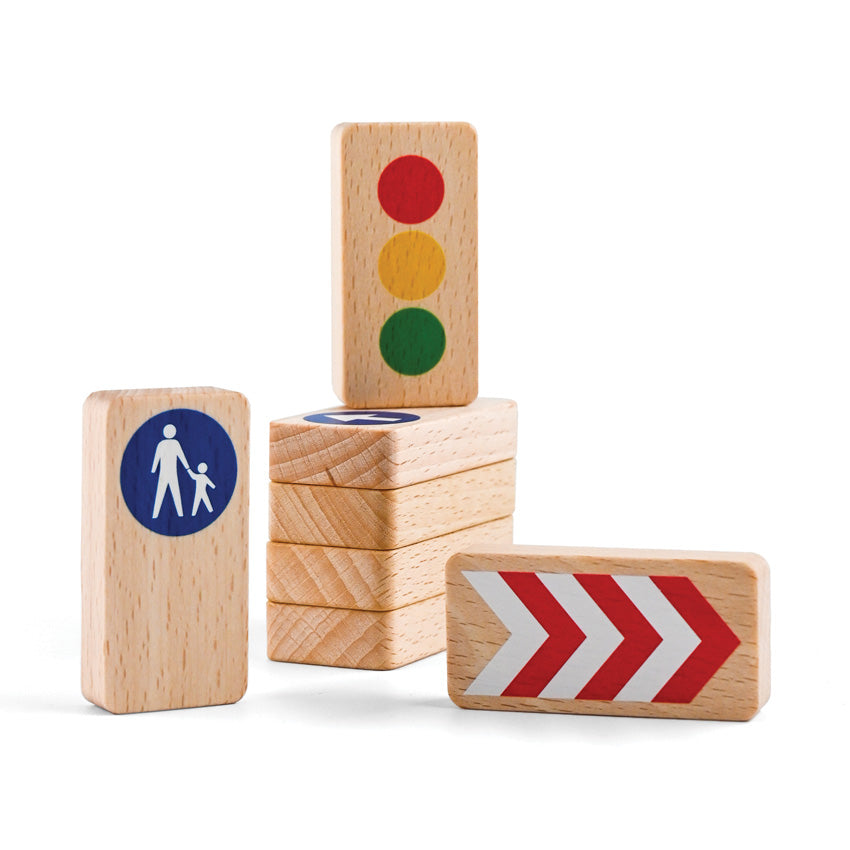 WAYTOPLAY - ROAD BLOCKSET TRAFFIC SIGNS