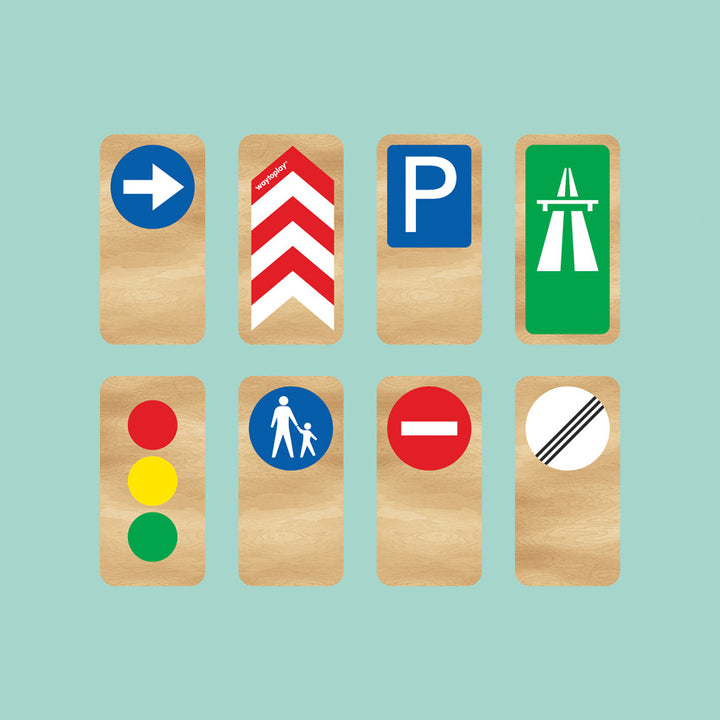WAYTOPLAY - ROAD BLOCKSET TRAFFIC SIGNS