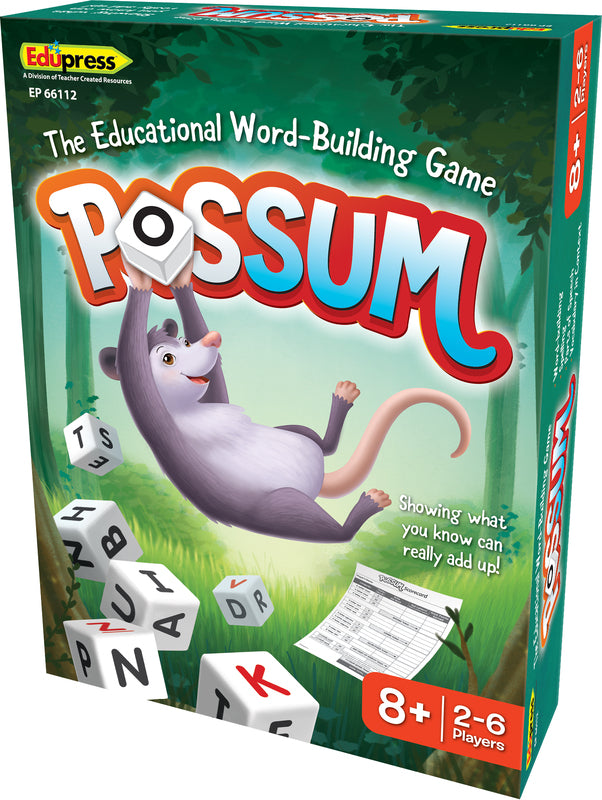 TEACHER CREATED RESOURCES - POSSUM DICE WORD GAME