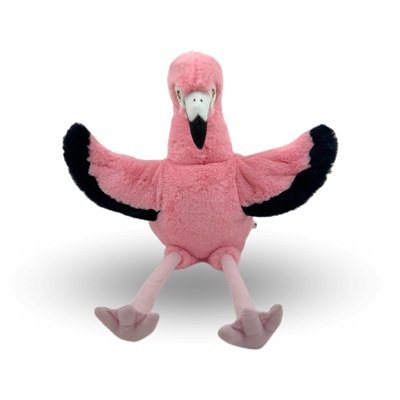 ECO BUDDIES - HAND PUPPET: FLAMINGO