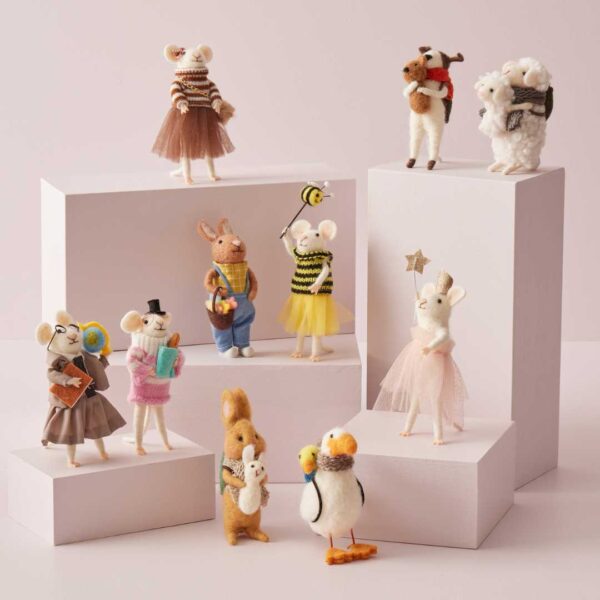 JIGGLE & GIGGLE - BABA THE FELT SHEEP 