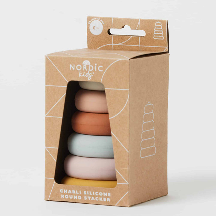 NORDIC KIDS - CHARLI SILICONE ROUND STACKER