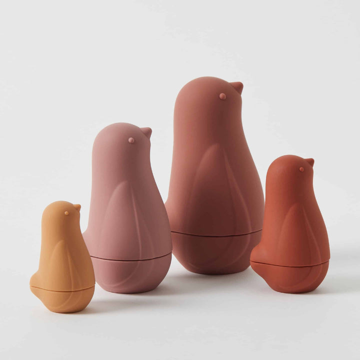 NORDIC KIDS - CHICKADEE NESTING DOLLS