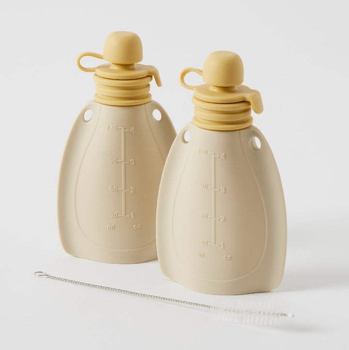 NORDIC KIDS - MIKKO SILICONE SQUEEZY: SET OF 2
