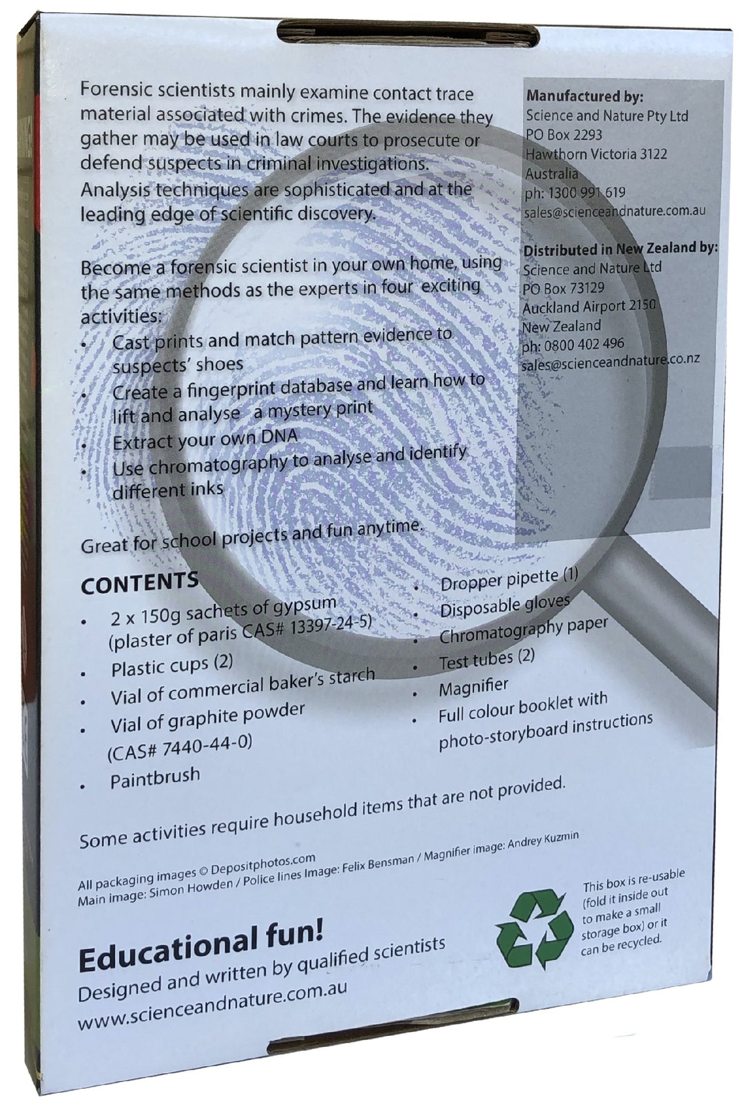 DISCOVER SCIENCE - FORENSIC SCIENCE 