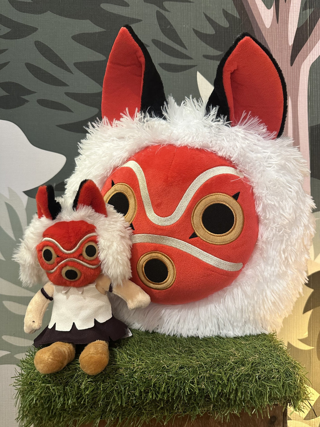 STUDIO GHIBLI - PRINCESS MONONOKE: CUSHION: SAN'S MASK 
