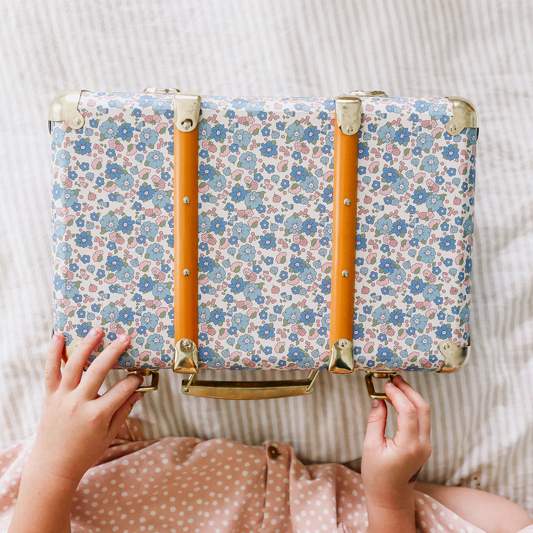 ALIMROSE - MINI VINTAGE CARRY CASE: LILLY BLUE 