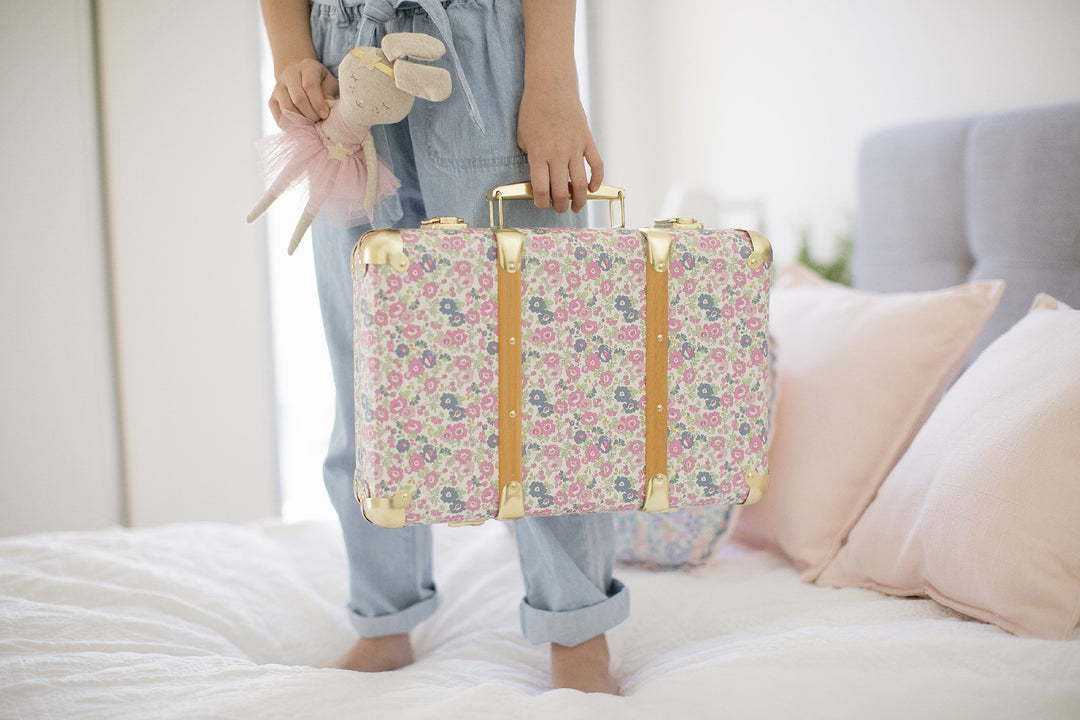 ALIMROSE - MINI VINTAGE CARRY CASE: LILLY BLUE 
