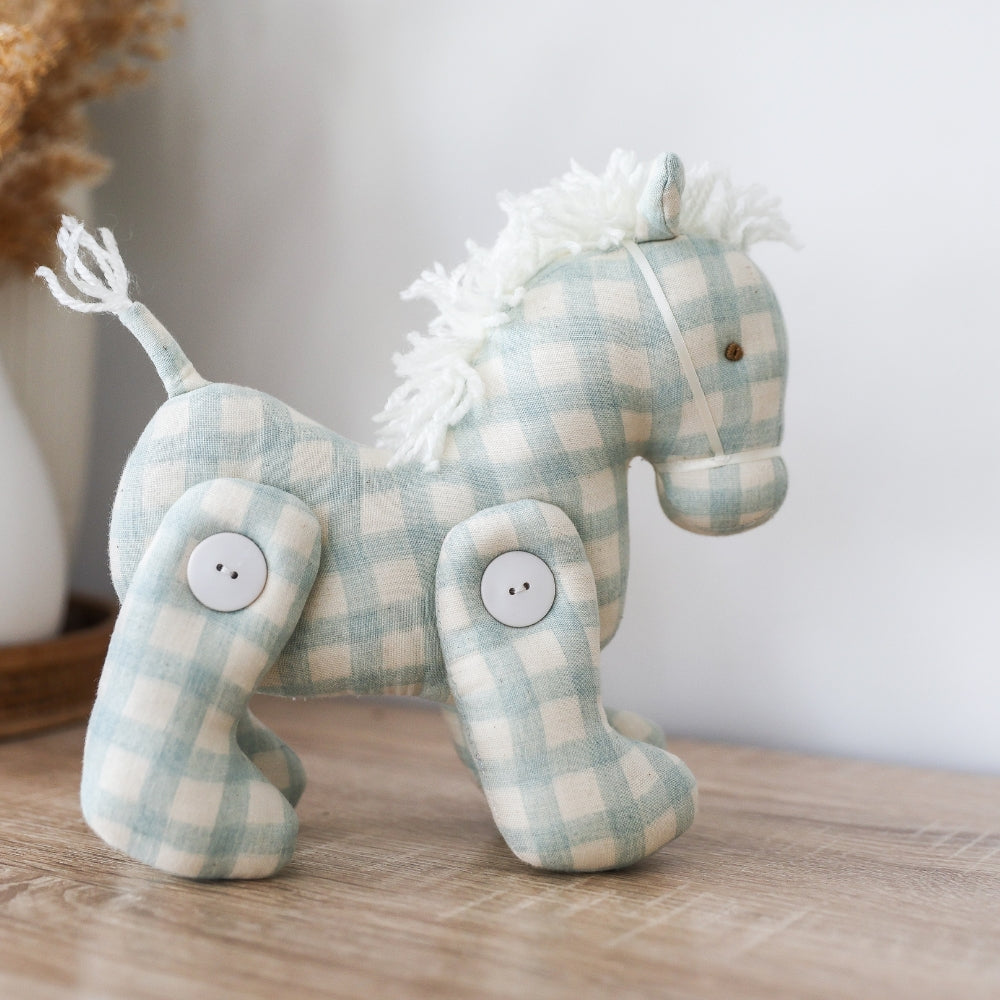 ALIMROSE - JOINTED PONY: SAGE CHECK 