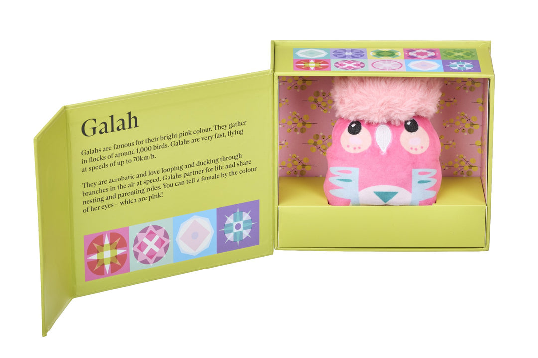 WONDERSCOPE - PETE CROMER SOFT TOY IN A BOX: GALAH