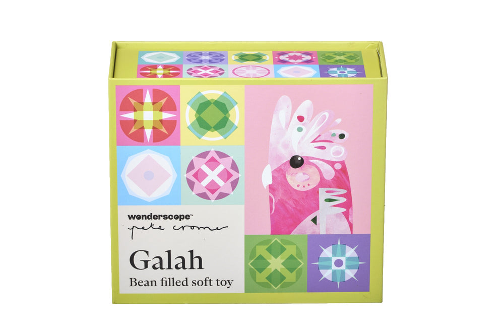 WONDERSCOPE - PETE CROMER SOFT TOY IN A BOX: GALAH
