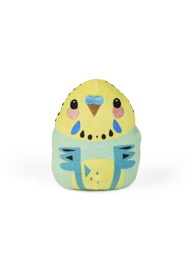 WONDERSCOPE - PETE CROMER SOFT TOY IN A BOX: BUDGERIGAR 
