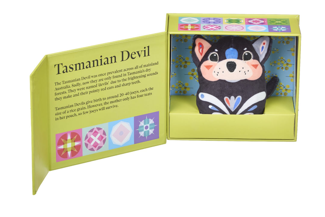 WONDERSCOPE - PETE CROMER SOFT TOY IN A BOX: TASSIE DEVIL