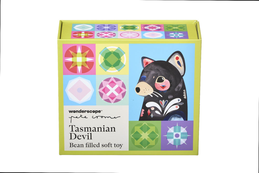 WONDERSCOPE - PETE CROMER SOFT TOY IN A BOX: TASSIE DEVIL