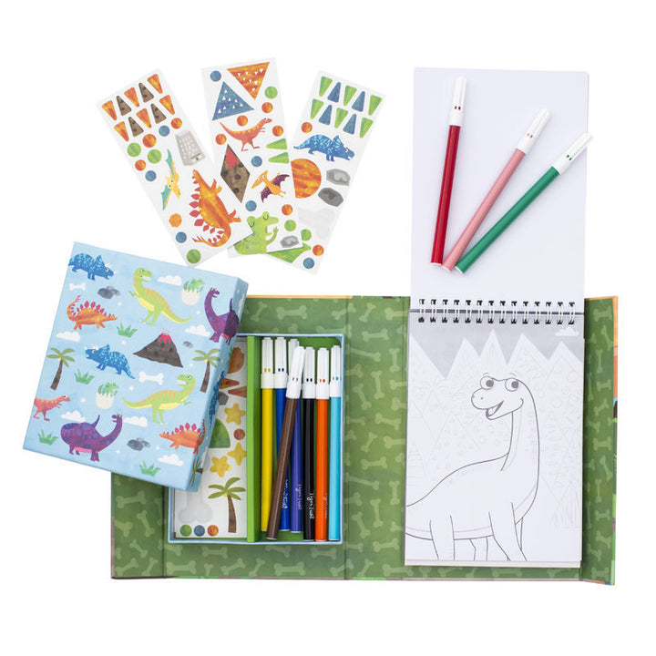 TIGER TRIBE - COLOURING SET: DINOSAUR 