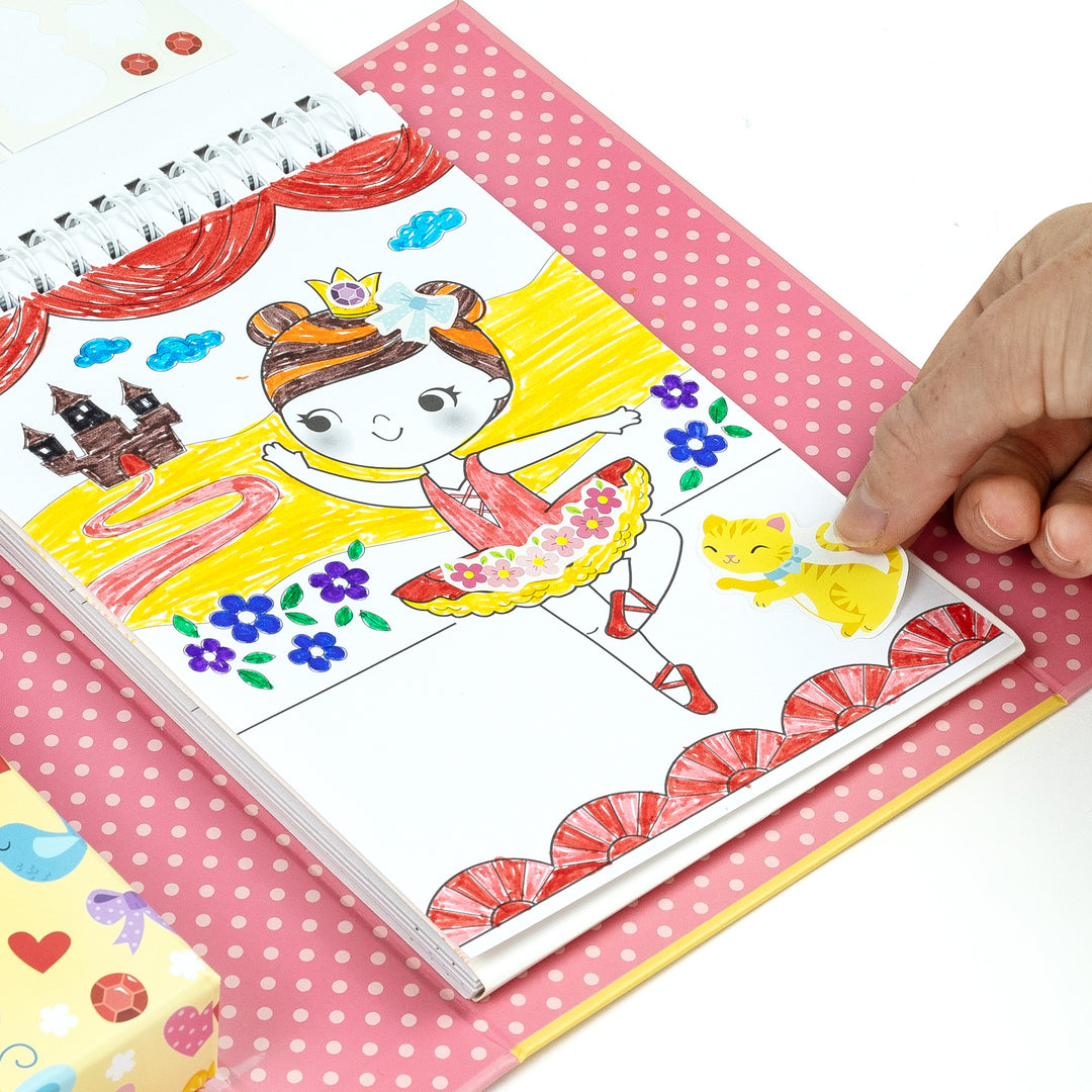 TIGER TRIBE - COLOURING SET: BALLET 