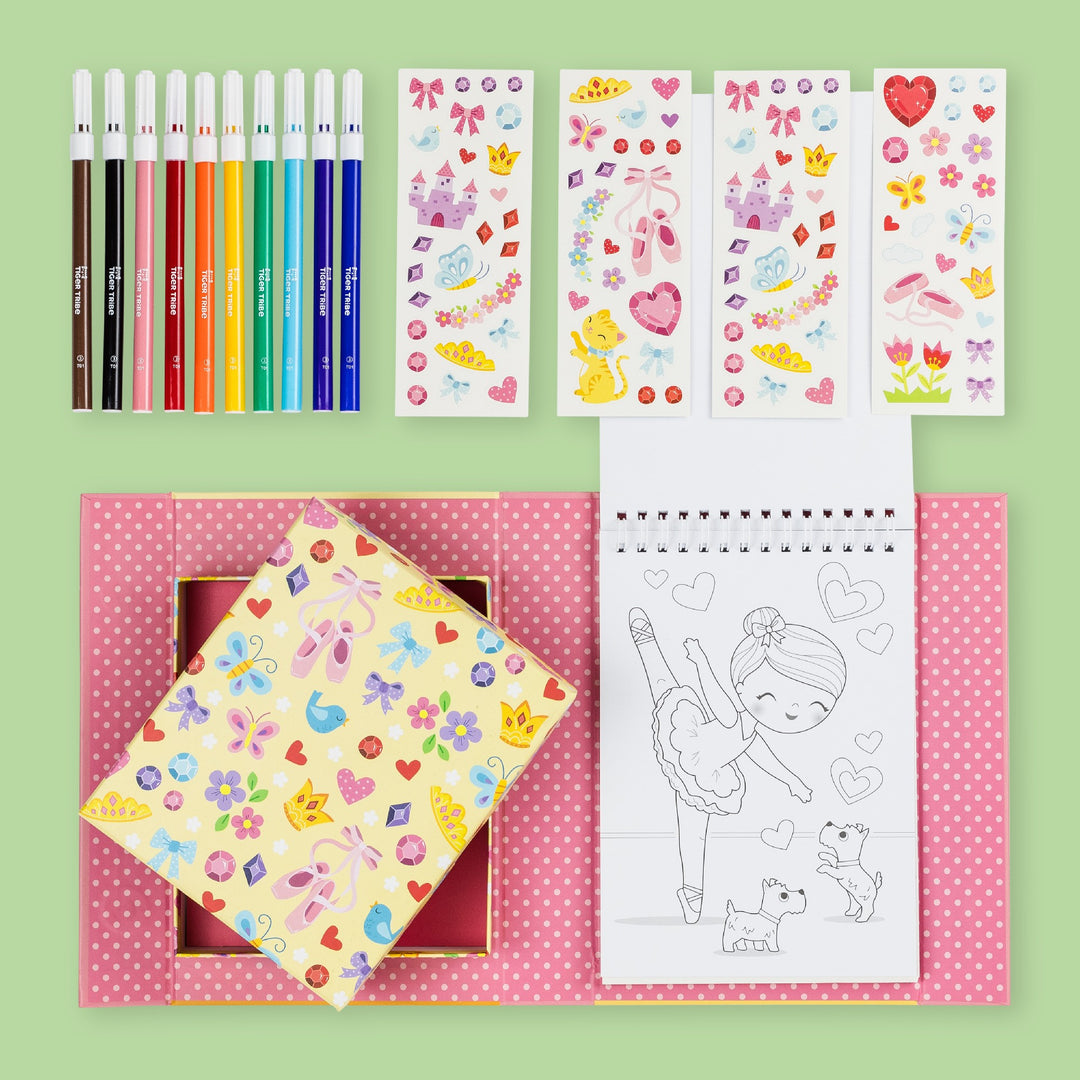 TIGER TRIBE - COLOURING SET: BALLET 