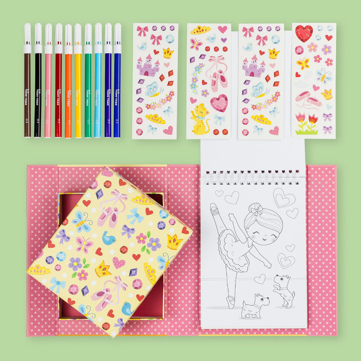 TIGER TRIBE - COLOURING SET: BALLET 