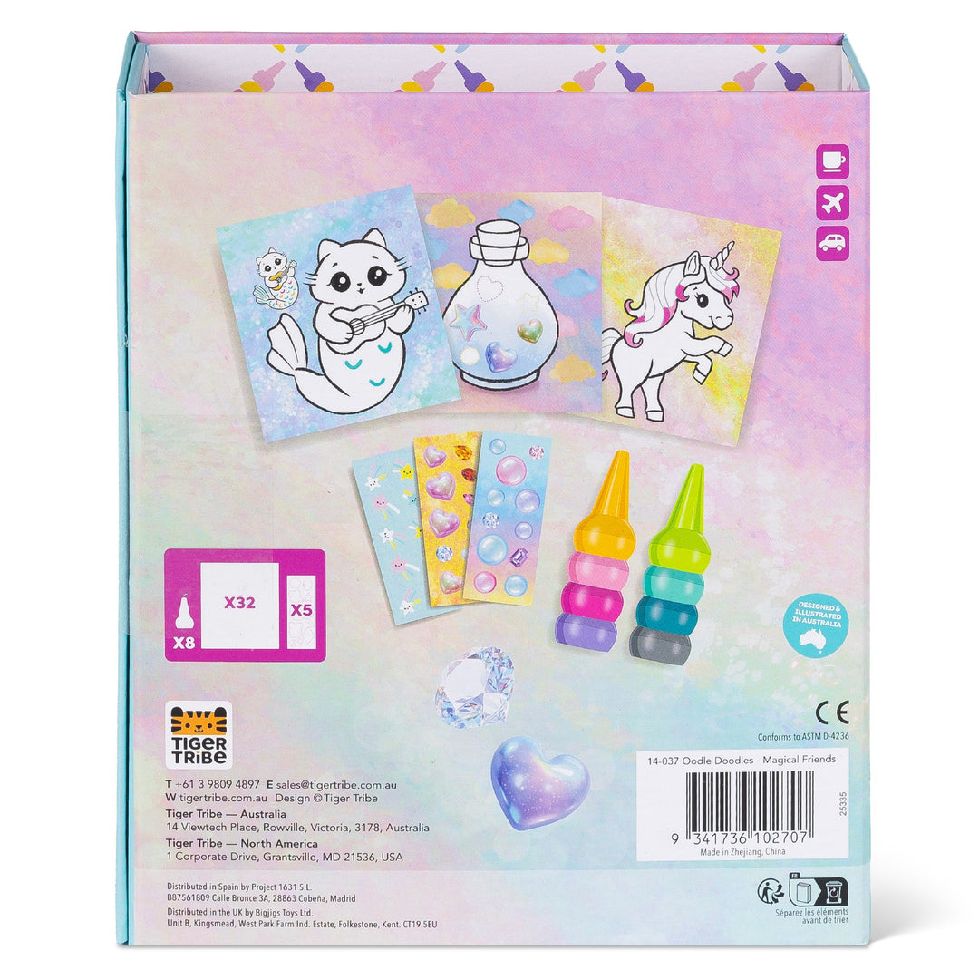 TIGER TRIBE - OODLE DOODLES COLOURING: MAGICAL FRIENDS