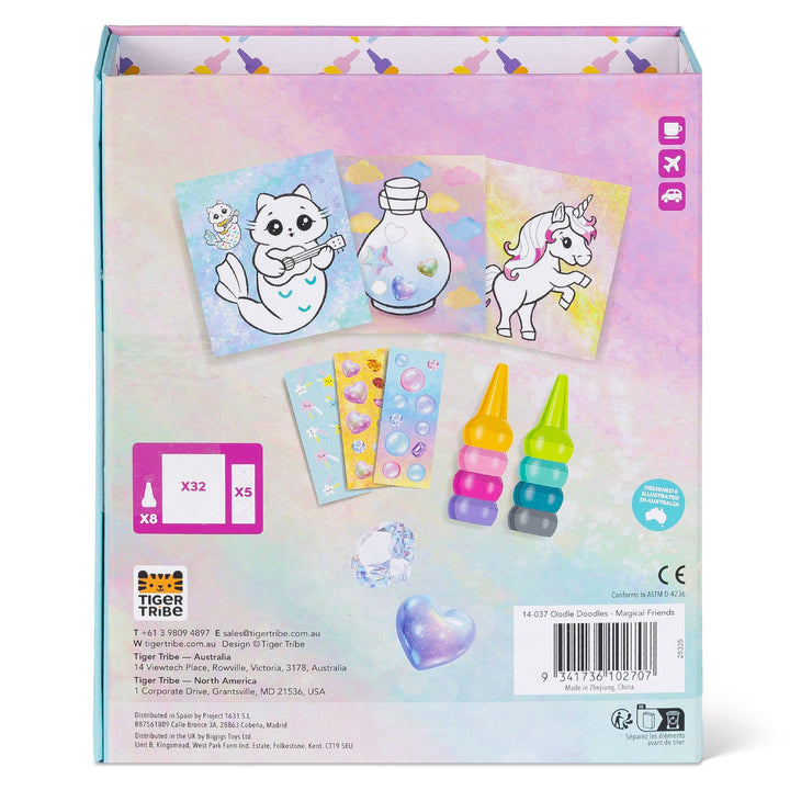 TIGER TRIBE - OODLE DOODLES COLOURING: MAGICAL FRIENDS