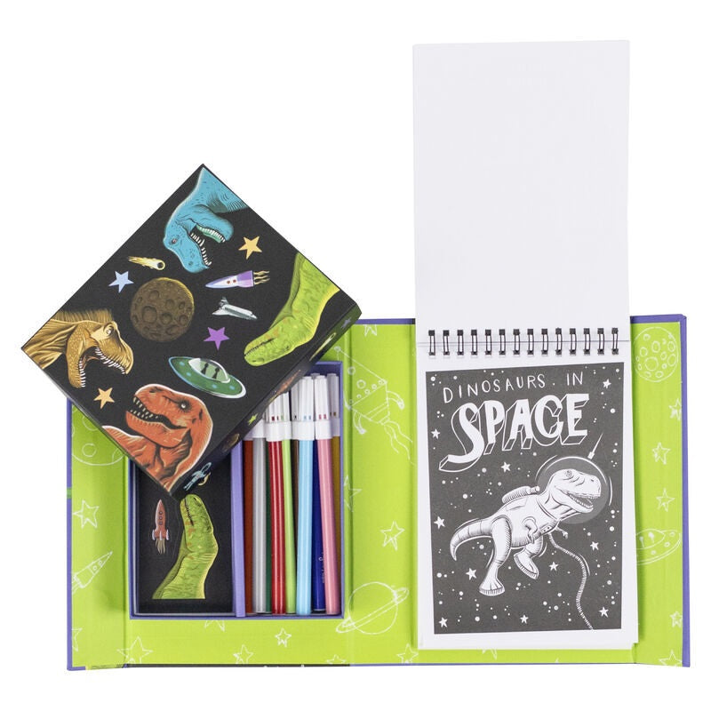 TIGER TRIBE - NEON COLOURING SET: OUTER SPACE 