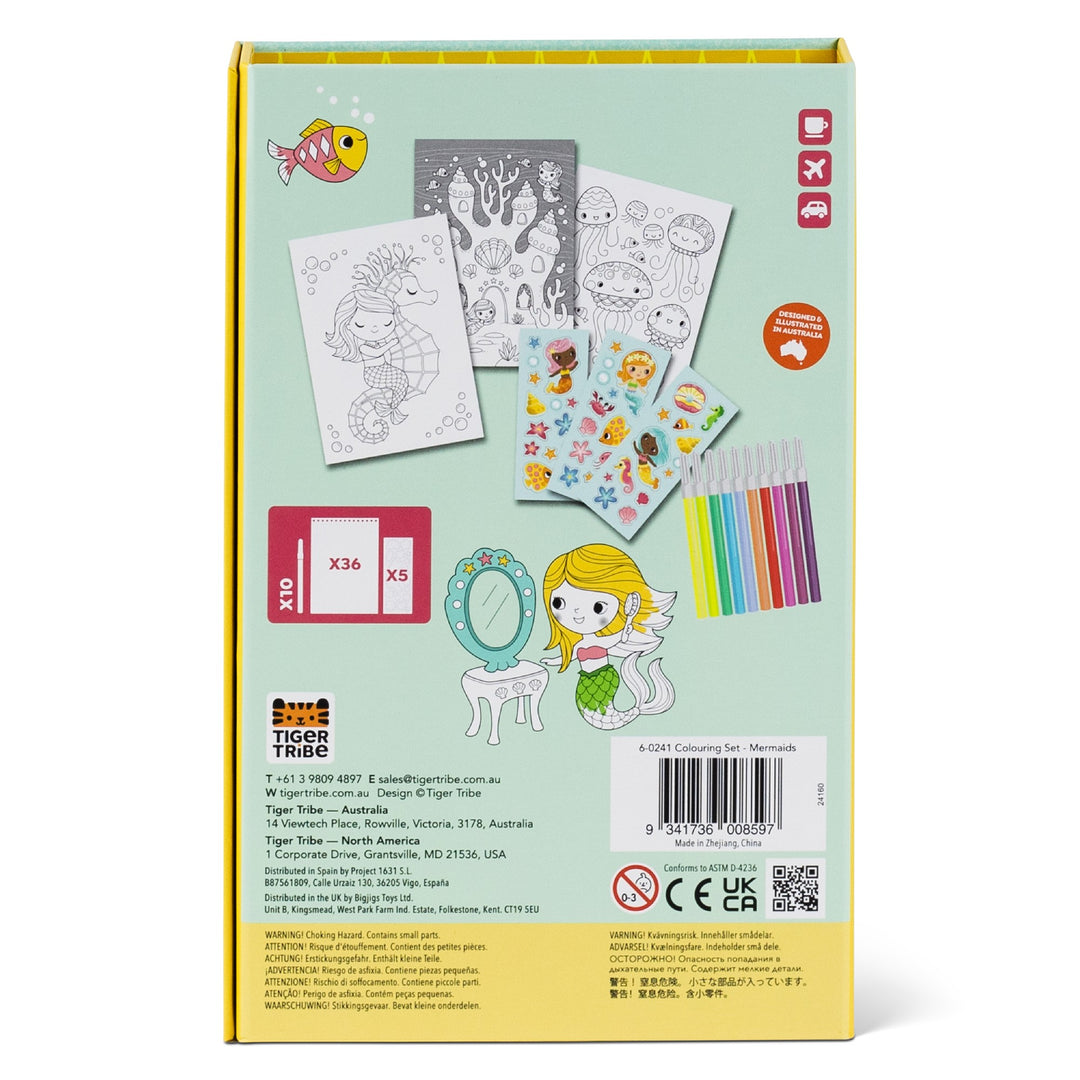 TIGER TRIBE - COLOURING SET: MERMAIDS